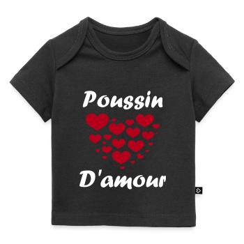 Poussin - T-shirt Premium bébé bio - noir - Devant