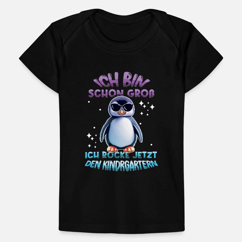 Ich Bin Schon Groß Rocke Kindergarten Pinguin Baby Premium Organic T-Shirt