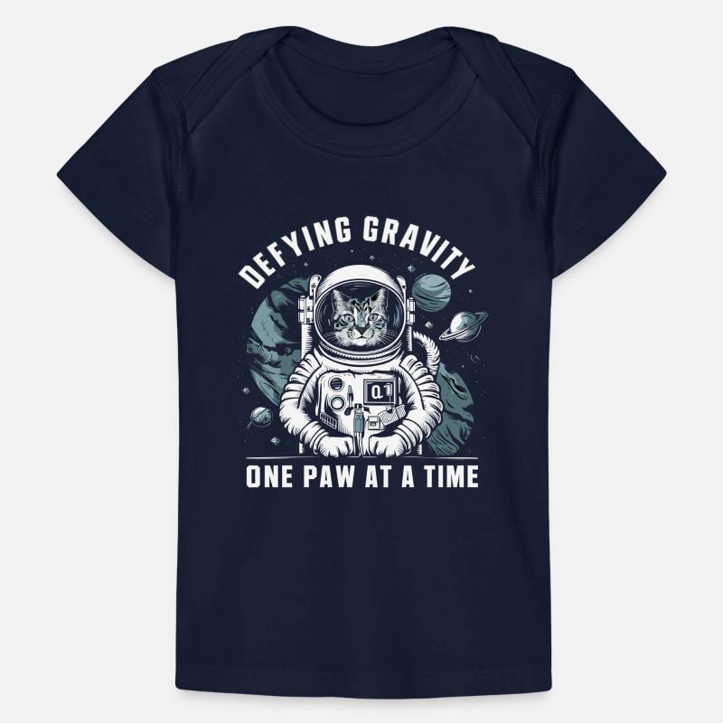 Cat, Astronaut, Astronomy, Outer Solar System Baby Premium Organic T-shirt