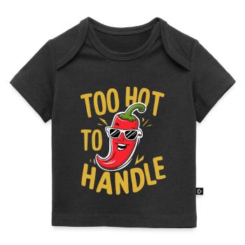 Amateurs de cuisine épicée, Chili Peppers Chef - T-shirt Premium bébé bio - noir - Devant