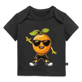 Passion Fruit Dabbing - Vauvan Premium t-paita luomu - musta - Edestä