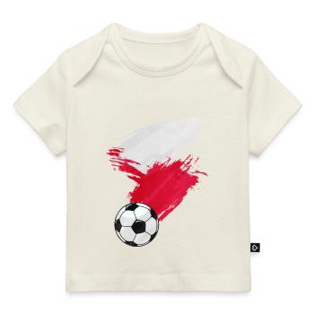 Poland Football Flag - Baby Premium Organic T-shirt - dark navy - Front
