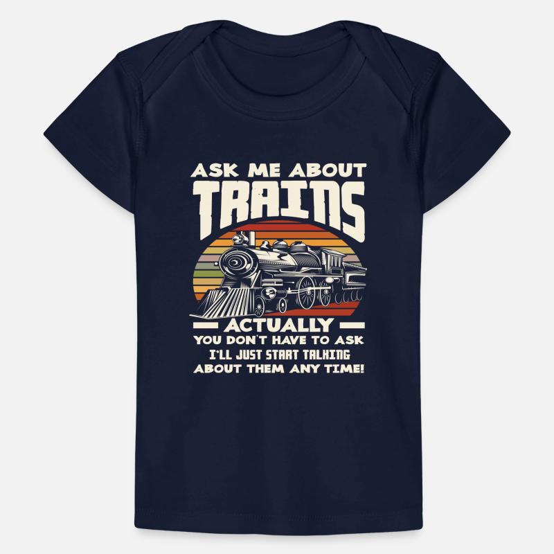 Train Trains Passion Train Driver Baby Premium Organic T-shirt
