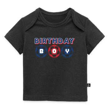 Geburtstagsbuldenfußballspieler Bday Team Party - Baby Premium Organic T-Shirt - Schwarz - Vorne