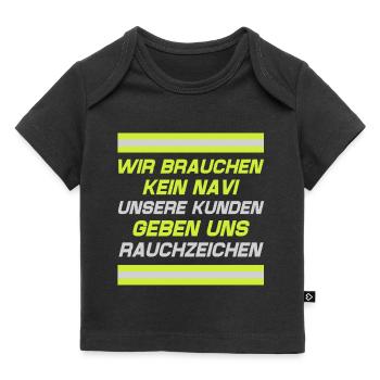 Firefighter Tshirt Firefighter Firefighter 112 - Baby Premium Organic T-shirt - black - Front