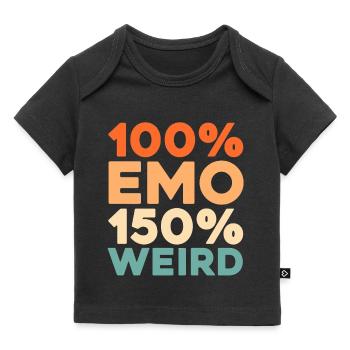 Emo Gothic - Baby Premium Organic T-Shirt - Schwarz - Vorne