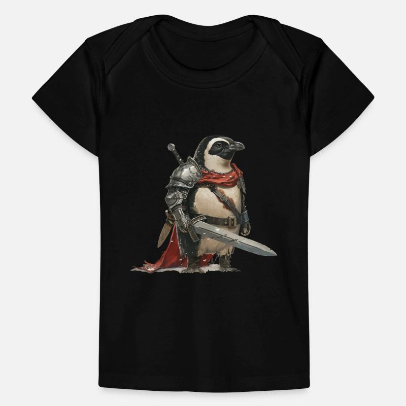 Penguin Knight Middle Ages Baby Premium Organic T-shirt