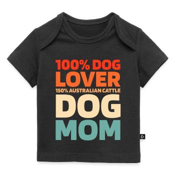 Australian Cattle Dog - Baby Premium Organic T-shirt - black - Front