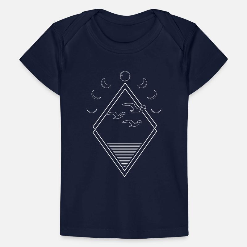 Phases de lune de mouette T-shirt Premium bébé bio