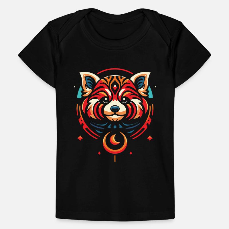 Red Panda Moon Phases Baby Premium Organic T-shirt