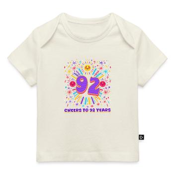 92nd Birthday Cheers To 92 Years - Baby Premium Organic T-shirt - dark navy - Front