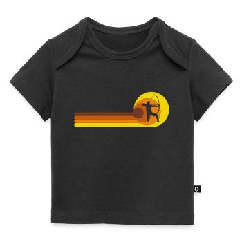 Archer Sport Années 70 Vintage - T-shirt Premium bébé bio - noir - Devant