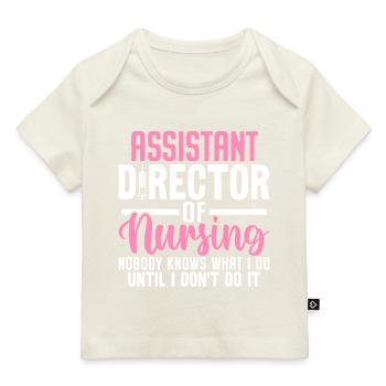 Directrice adjointe des soins infirmiers Infirmière infirmière ADON RN - T-shirt Premium bébé bio - marine foncé - Devant