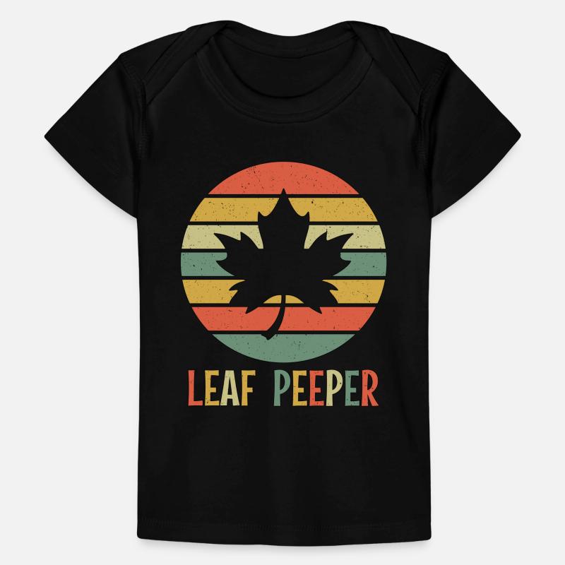 Feuille Peeper Feuillage Feuille Oeeping Rétro Vintage T-shirt Premium bébé bio