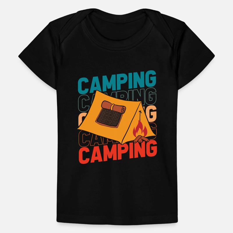 Tent Camping Camping Baby Premium Organic T-shirt
