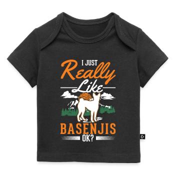 J’aime juste Basenjis - T-shirt Premium bébé bio - noir - Devant