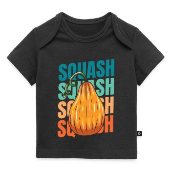 Squash - Baby Premium Organic T-shirt - black - Front