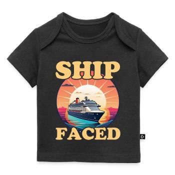 Kreuzfahrer Kreuzfahrtschiff Kreuzfahrt Geschenk - Baby Premium Organic T-Shirt - Schwarz - Vorne