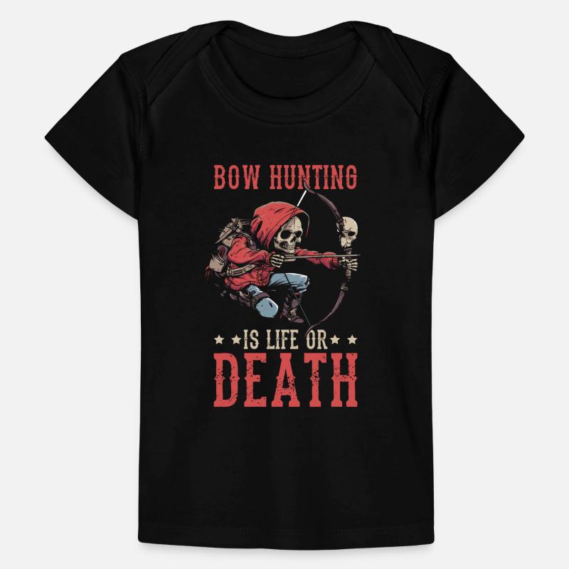 Bogenjagd Bogenjäger Skelett Baby Premium Organic T-Shirt