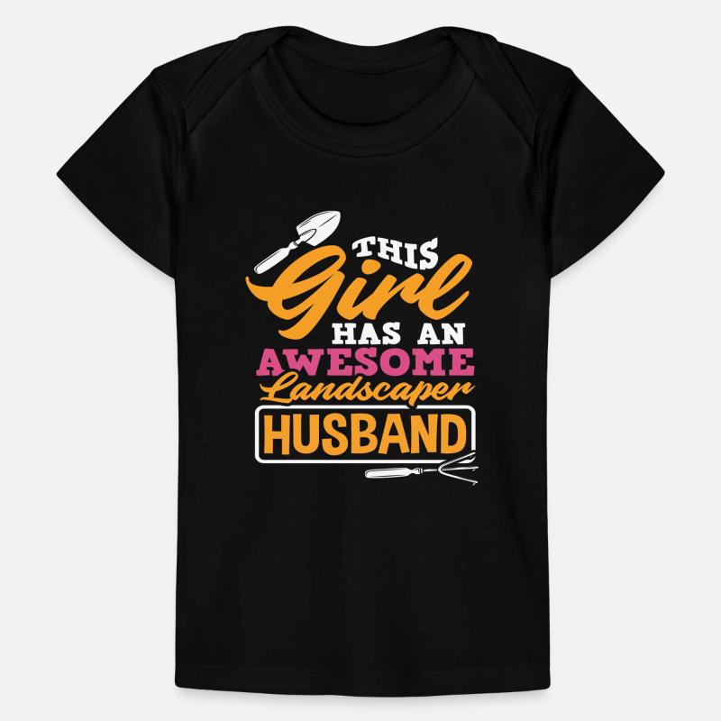 Landschaftsgärtner Frau Ehefrau Baby Premium Organic T-Shirt