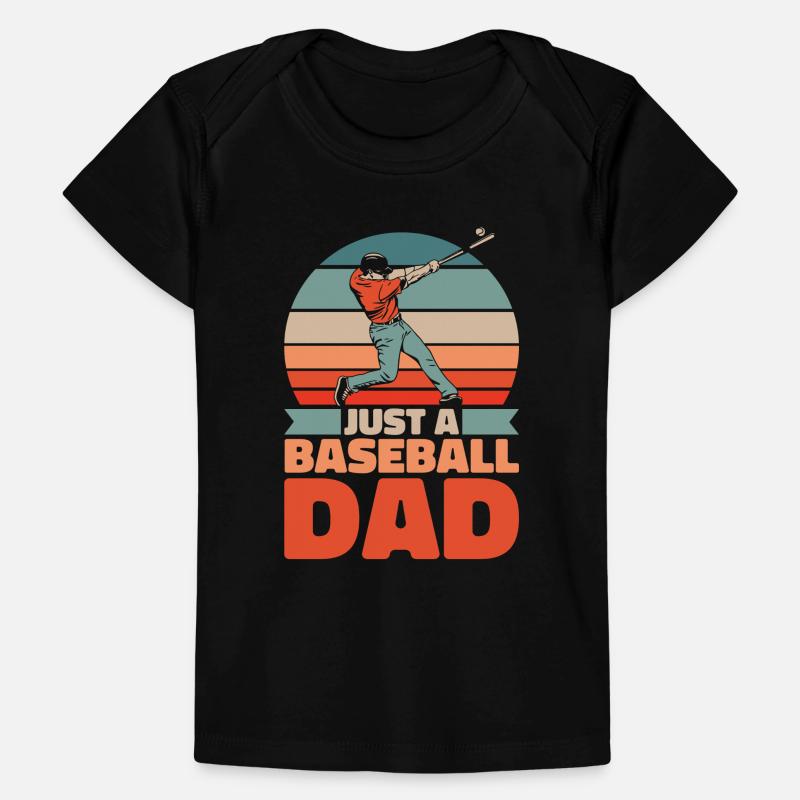 Baseball Vater Juste un papa de baseball T-shirt Premium bébé bio