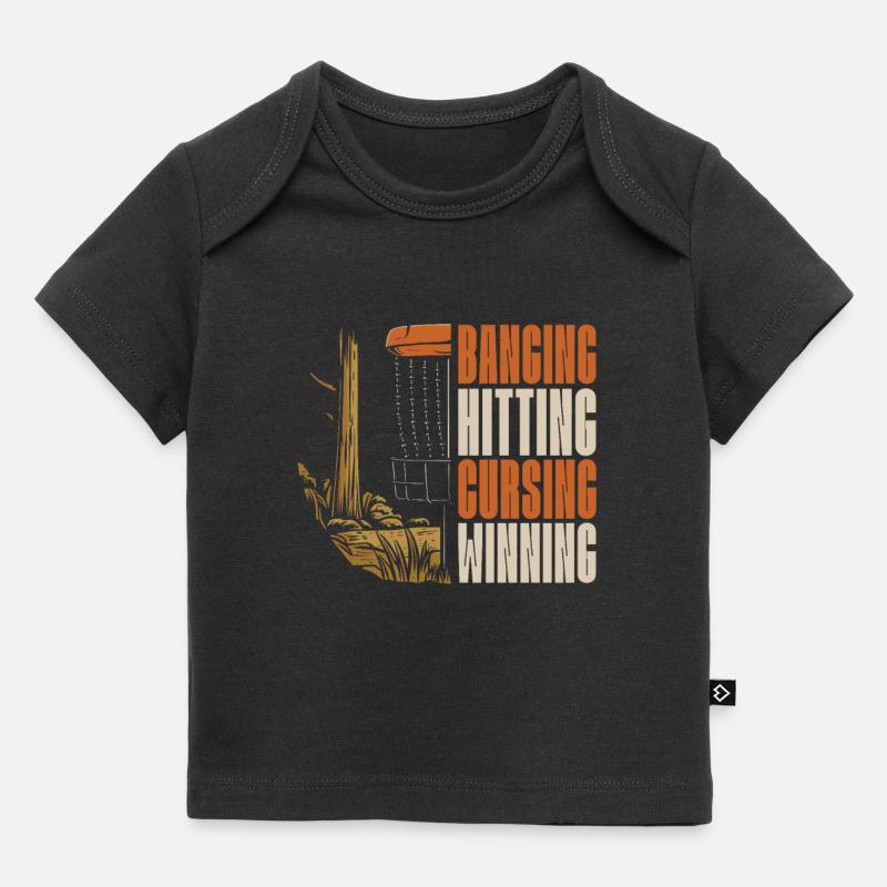 Frisbee Golf Disc Golf - T-shirt Premium bébé bio - noir
