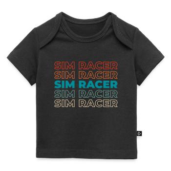 Sim Racing - Baby Premium Organic T-Shirt - Schwarz - Vorne