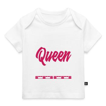 Queen Of Forking - Gabelstapler Frauen Power - Baby Premium Organic T-Shirt - Dunkelnavy - Vorne