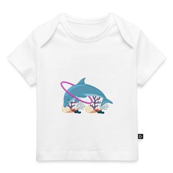 Ne manquez jamais une occasion de voir un dauphin - T-shirt Premium bébé bio - marine foncé - Devant