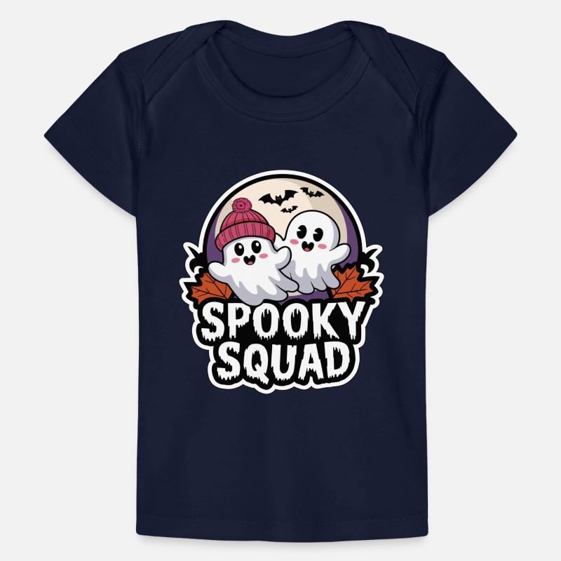 Halloween Spooky Squad Ghost with Hat Baby Premium Organic T-shirt