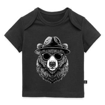 Porter - T-shirt Premium bébé bio - noir - Devant