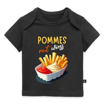 fries rut wiess snack bar cologne kölsch party funny - Baby Premium Organic T-shirt - black - Front