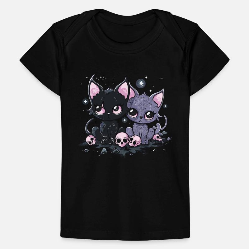 Kawaii Cat Pastel Goth Devilish Baby Premium Organic T-shirt