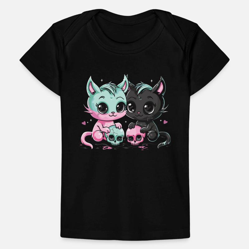 Kawaii Cat Pastel Goth Devilish Baby Premium Organic T-shirt