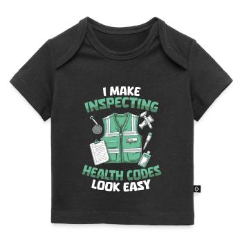 Health Inspector - Baby Premium Organic T-shirt - black - Front