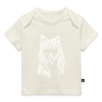 abstract dog design graphic artwork - Baby Premium Organic T-Shirt - Dunkelnavy - Vorne