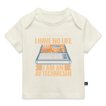 Technicien AV - T-shirt Premium bébé bio - marine foncé - Devant
