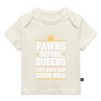 Mouvement de renaissance des échecs Chess Lover Strategic - T-shirt Premium bébé bio - marine foncé - Devant