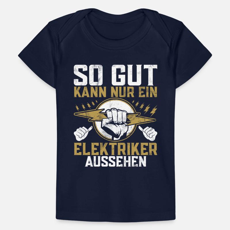 Electronics Technician Electrics Profession Volt Electrical Engineering Baby Premium Organic T-shirt
