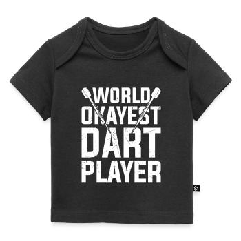 Darts Player Funny Steeldart Dart Darts Team - Baby Premium Organic T-shirt - black - Front