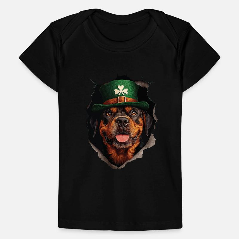 St. Patrick Hund Baby Premium Organic T-Shirt