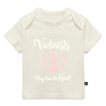 Violinisten Streichinstrumentenmusiker Klassik - Baby Premium Organic T-Shirt - Dunkelnavy - Vorne