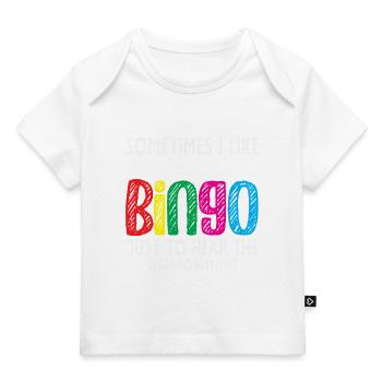 Joueur de bingo Citation drôle Conception - T-shirt Premium bébé bio - marine foncé - Devant