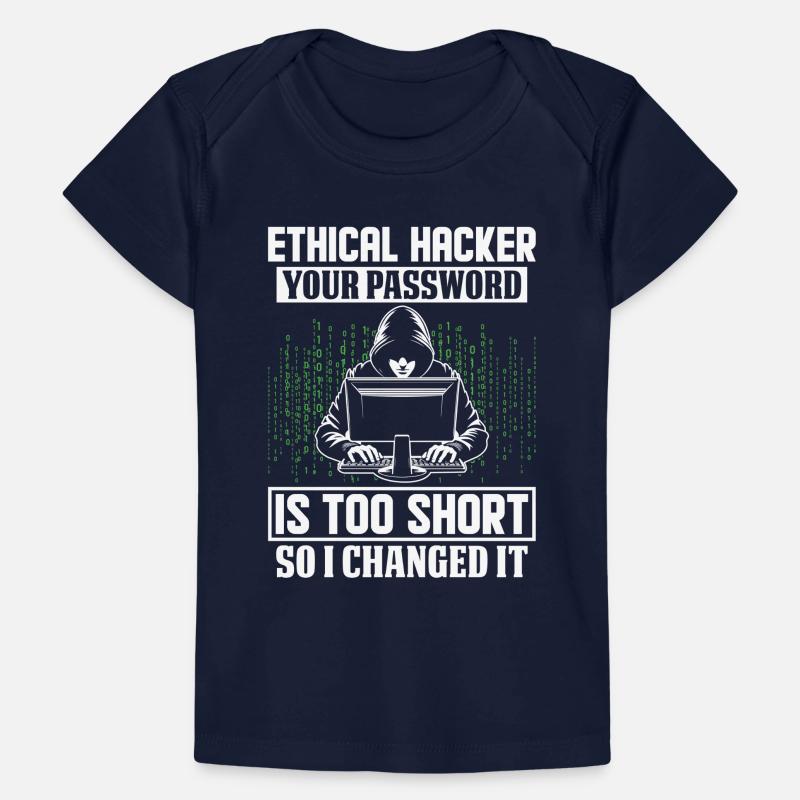 Ethical Hacker Cyber Security Code Cracker Funny Baby Premium Organic T-shirt