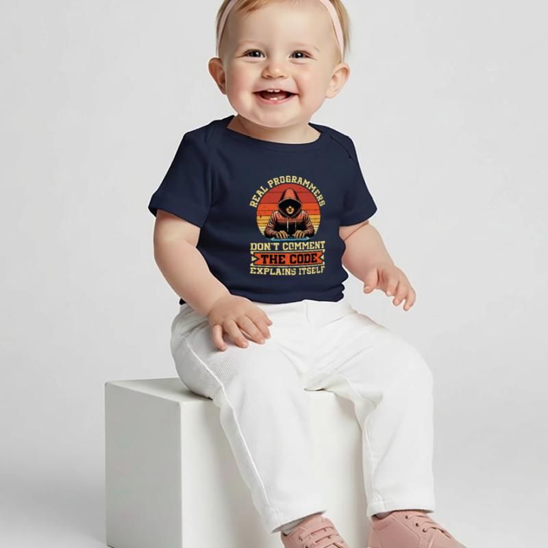 Coder Real Programmers Don't Comment Web Developer Baby Premium Organic T-Shirt