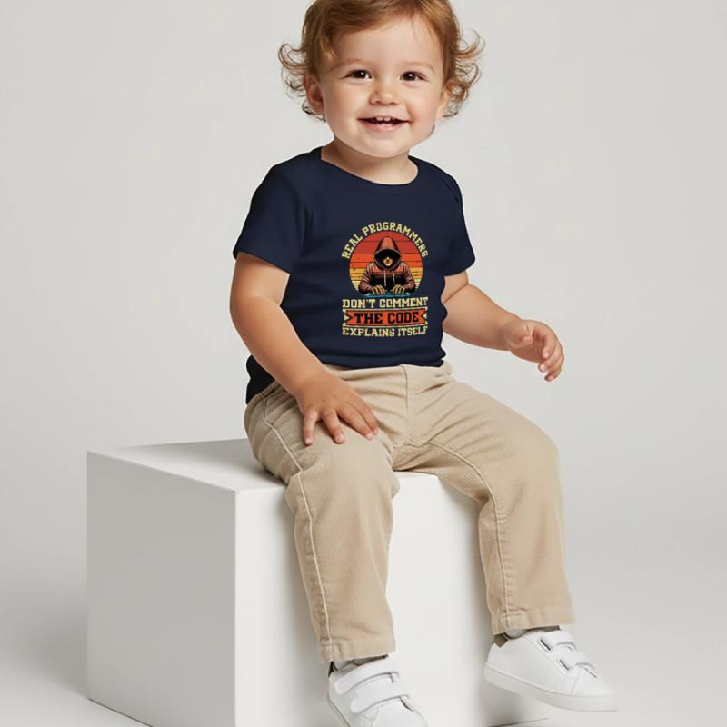 Coder Real Programmers Don't Comment Web Developer Baby Premium Organic T-Shirt