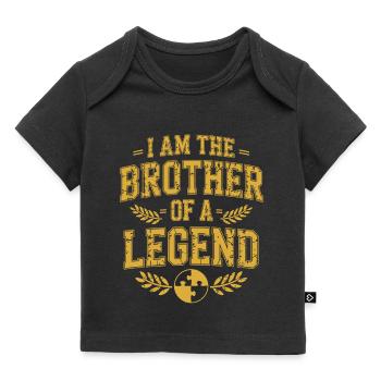 Frères et sœurs autistes - T-shirt Premium bébé bio - noir - Devant
