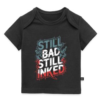 Des personnes âgées tatouées vieillissant fièrement, - T-shirt Premium bébé bio - noir - Devant