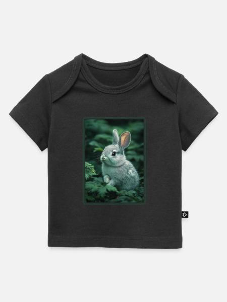 Hasen Hase - Baby Premium Organic T-Shirt - Schwarz