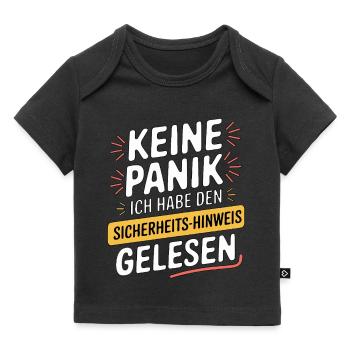 SECURITY - Baby Premium Organic T-shirt - black - Front